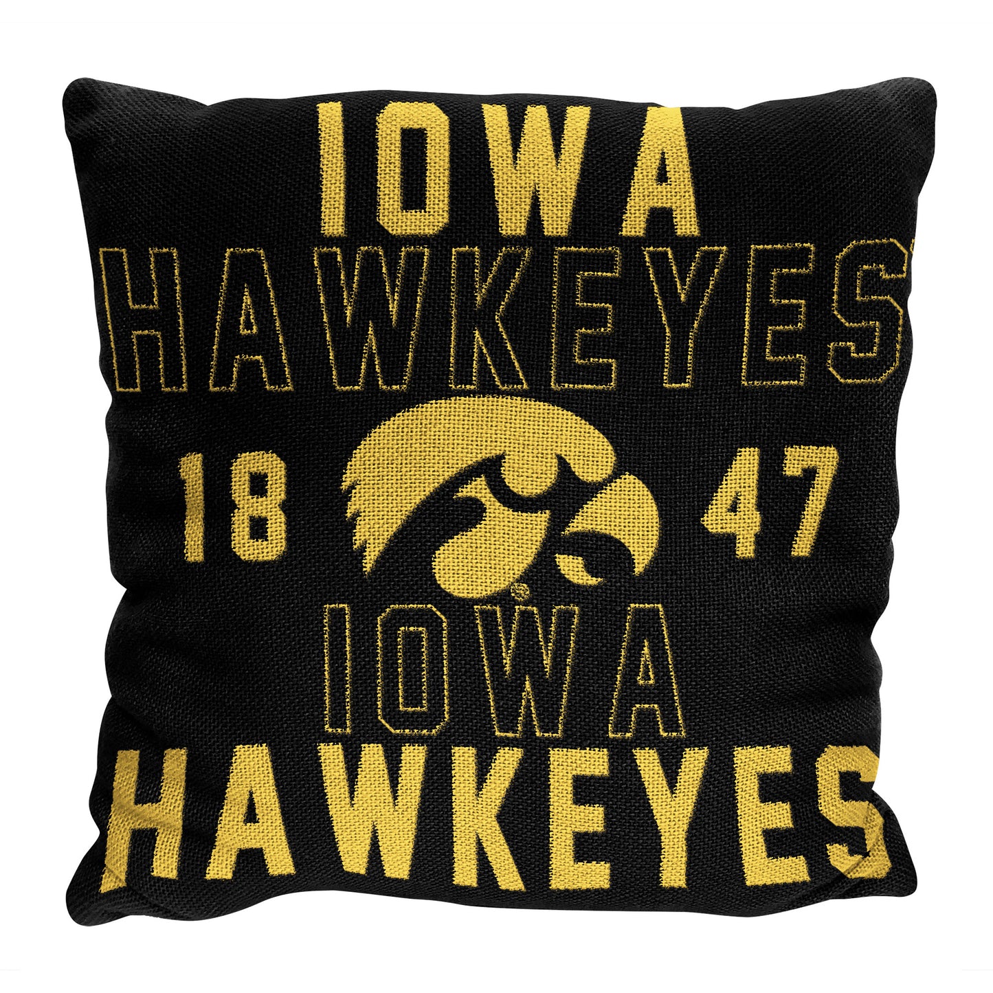 The Northwest Group  Iowa Hawkeyes 20" x 20" Stacked Pillow