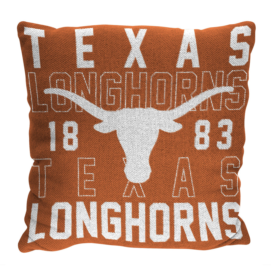 The Northwest Group  Texas Longhorns 20" x 20" Stacked Pillow