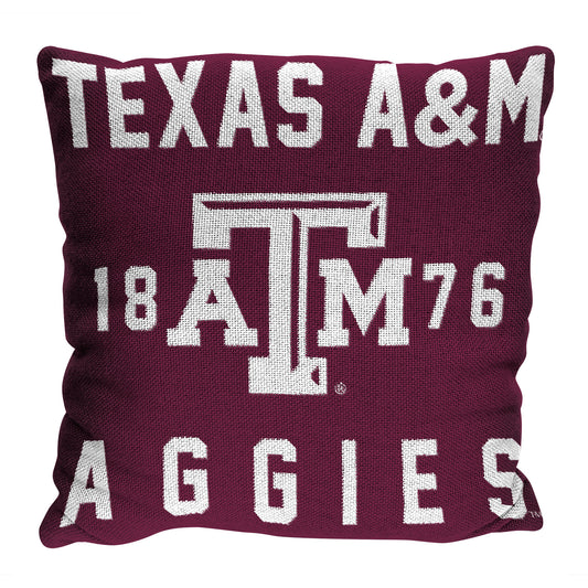 The Northwest Group  Texas A&M Aggies 20" x 20" Stacked Pillow