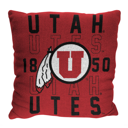 The Northwest Group  Utah Utes 20" x 20" Stacked Pillow