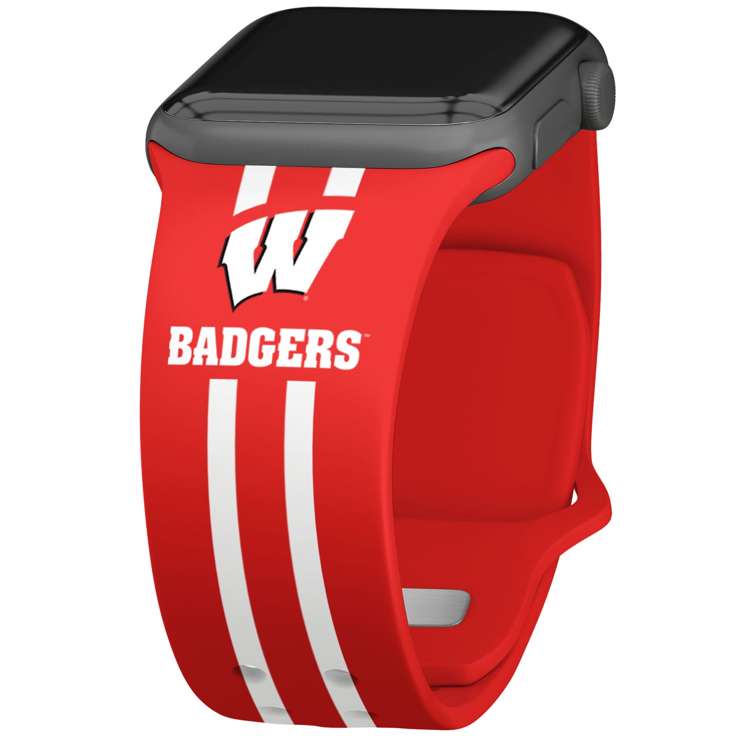 Wisconsin Badgers Silicone Apple Watch Band