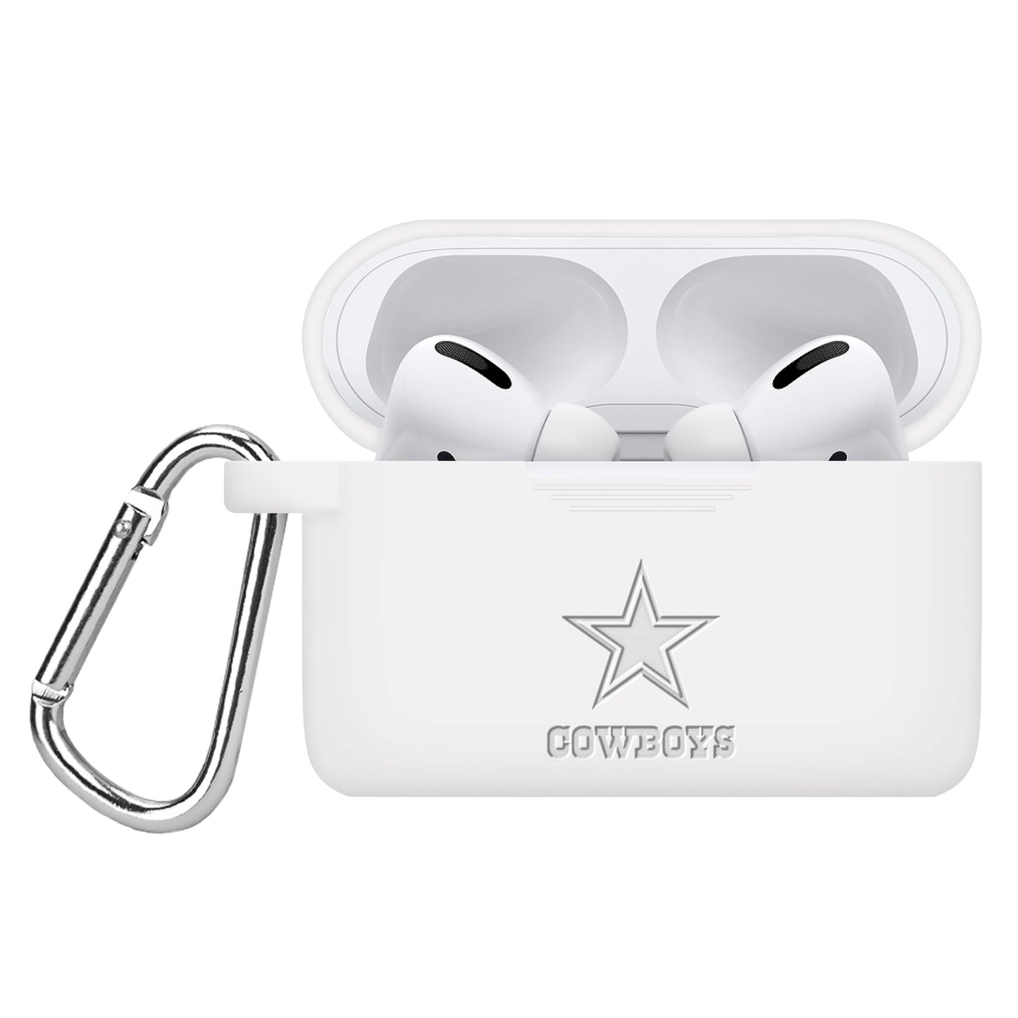 Dallas Cowboys Debossed Silicone Airpods Pro Case Cover