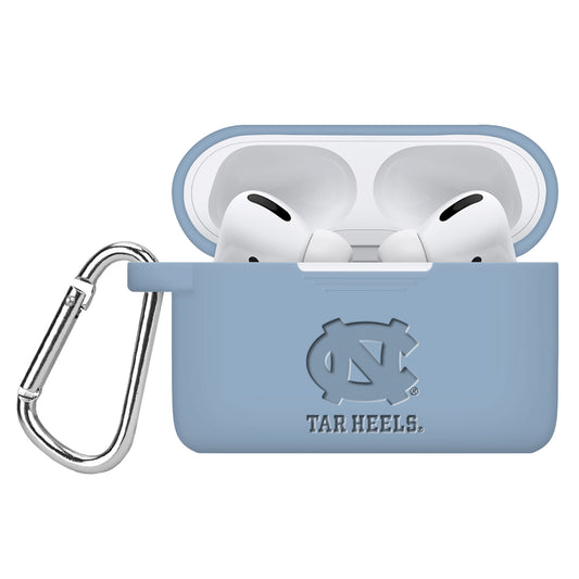 North Carolina Tar Heels Debossed Silicone Airpods Pro Case Cover