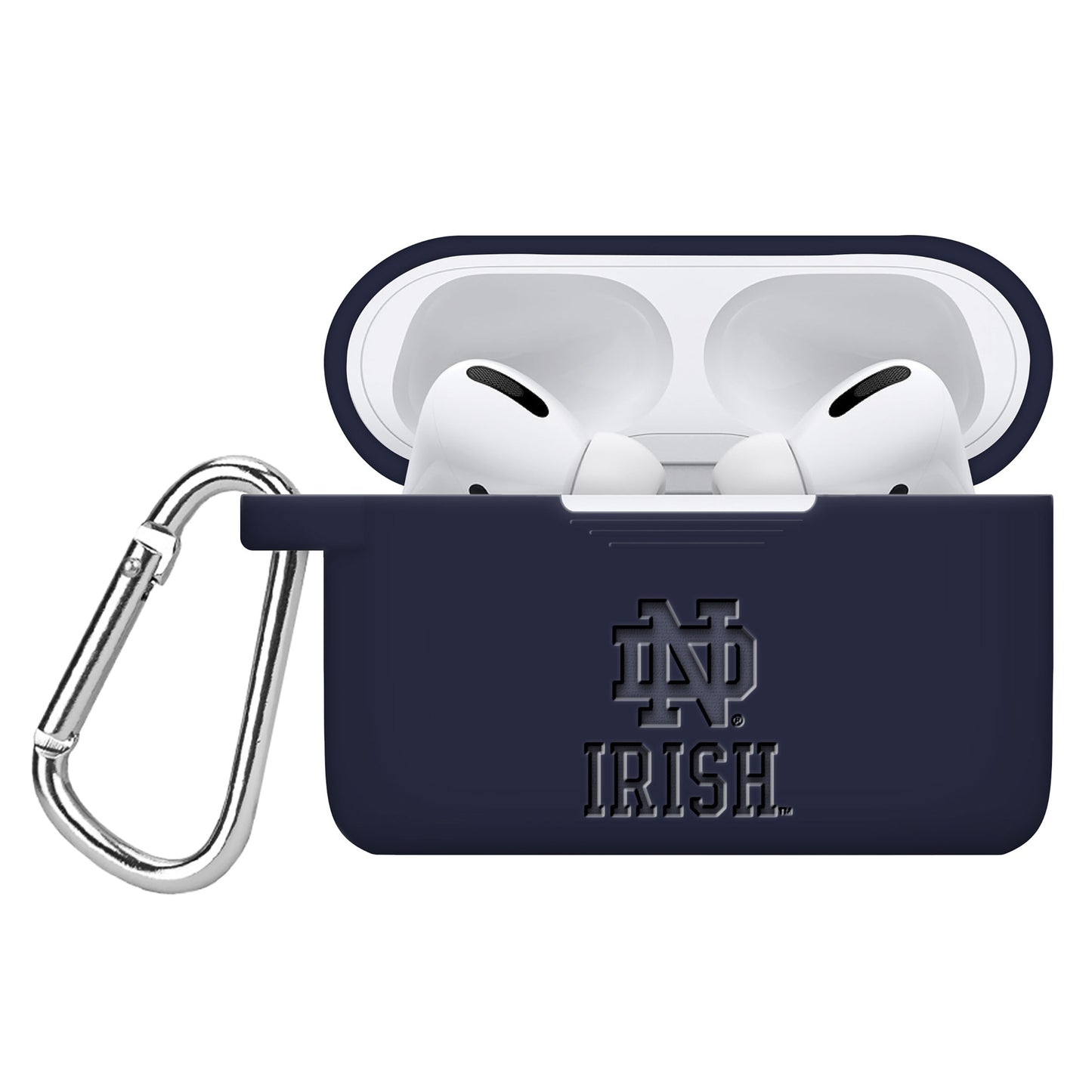 Notre Dame Fighting Irish Debossed Silicone Airpods Pro Case Cover