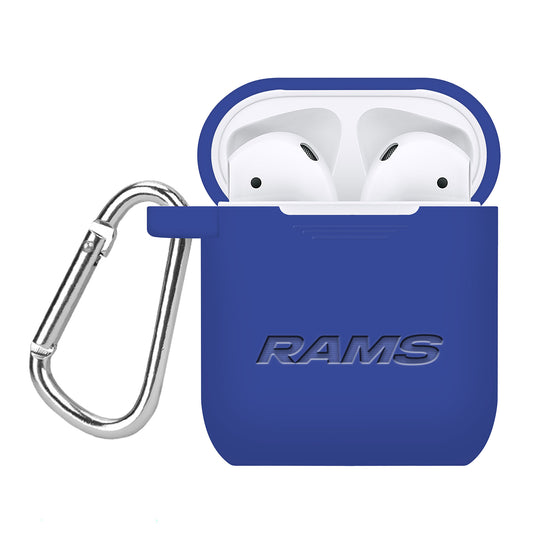 Los Angeles Rams Debossed Silicone AirPods Case Cover