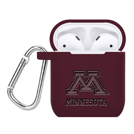 Minnesota Golden Gophers Debossed Silicone AirPods Case Cover