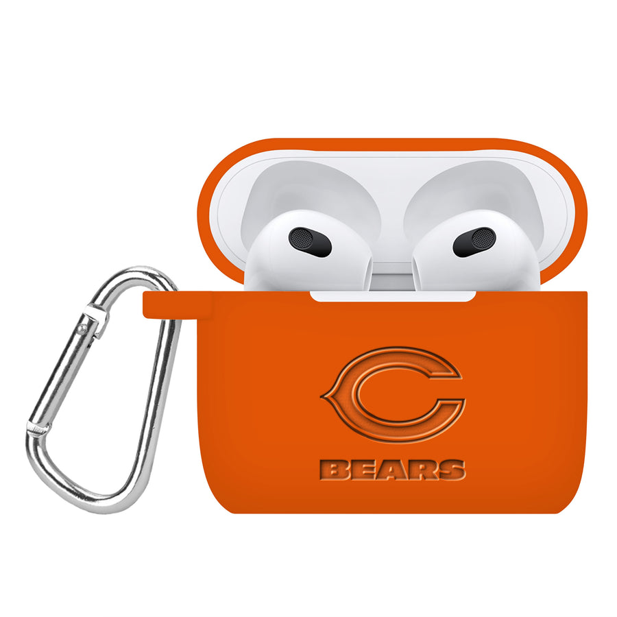 Chicago Bears Debossed Silicone AirPods Gen Three Case Cover