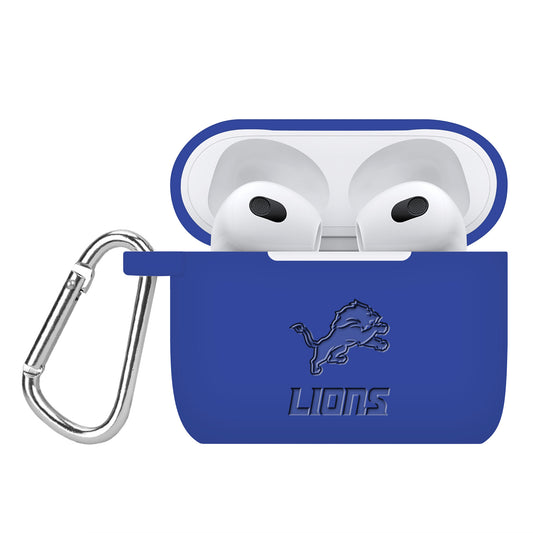 Detroit Lions Debossed Silicone AirPods Gen Three Case Cover