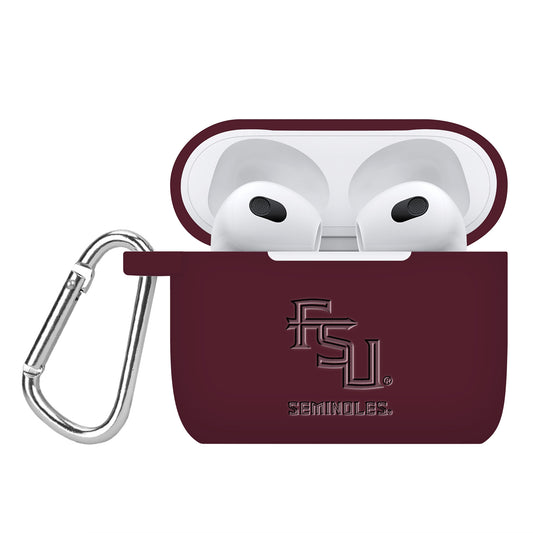 Florida State Seminoles Debossed Silicone AirPods Gen Three Case Cover