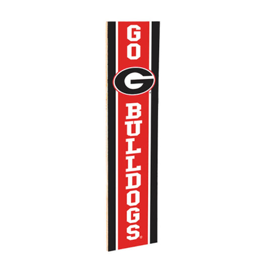 Georgia Bulldogs 6" x 24" Wood Fan Wall Sign