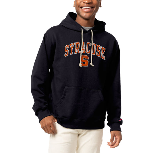 Men's League Collegiate Wear  Navy Syracuse Orange  Essential Fleece Pullover Hoodie