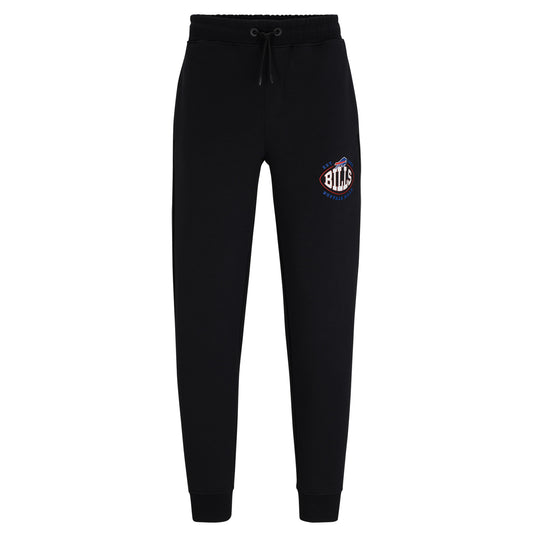 Men's BOSS X NFL  Black Buffalo Bills Sack Tri-Blend Tracksuit Pants