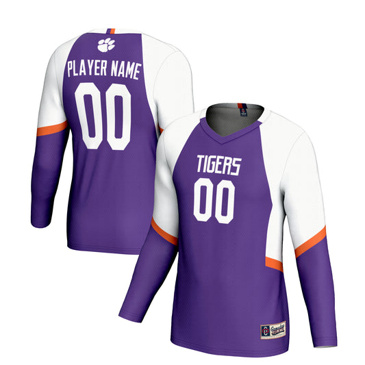 Youth GameDay Greats  Purple Clemson Tigers NIL Lightweight Volleyball Jersey