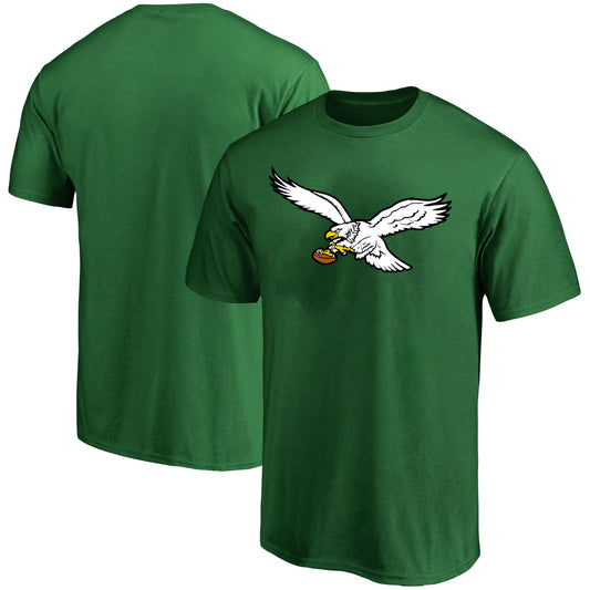 Men's Profile Kelly Green Philadelphia Eagles Big & Tall Retro Logo T-Shirt