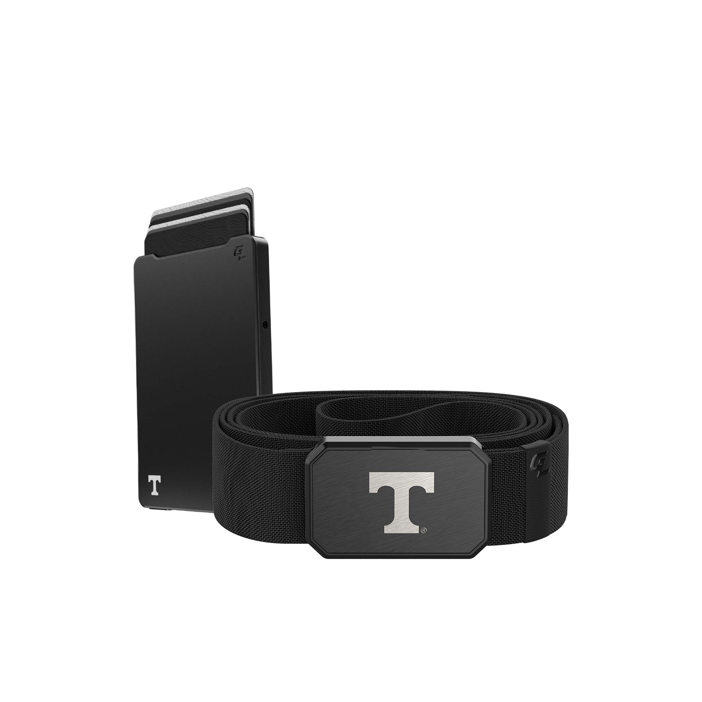 Groove Life Black Tennessee Volunteers Money Clip & Belt Bundle