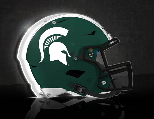 Michigan State Spartans LED Helmet Tabletop Sign