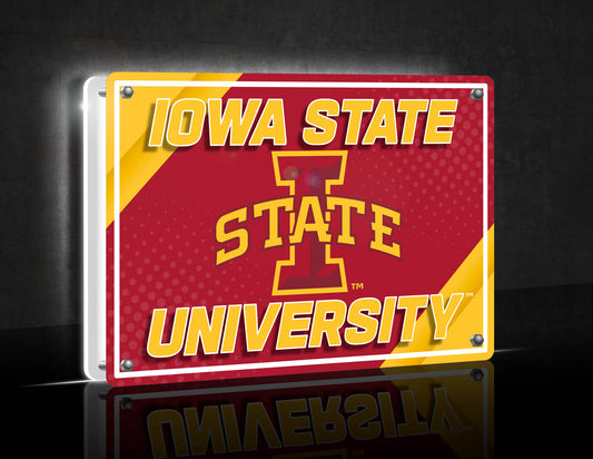 Iowa State Cyclones LED Rectangle Tabletop Sign