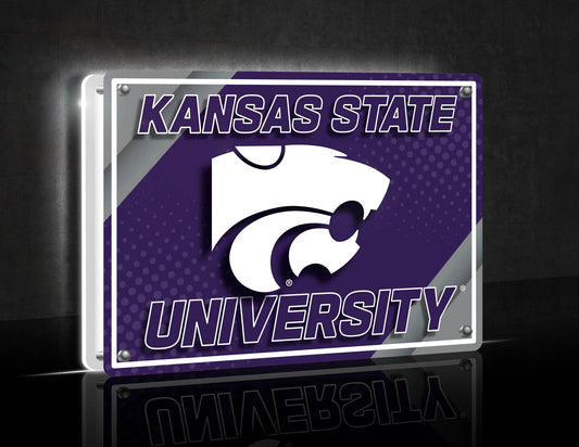 Kansas State Wildcats LED Rectangle Tabletop Sign