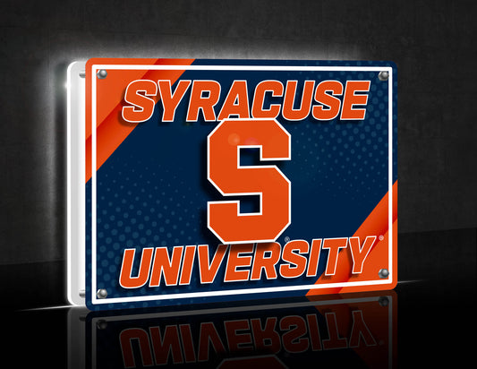 Syracuse Orange LED Rectangle Tabletop Sign