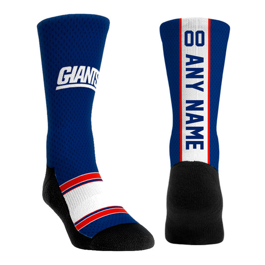 Youth Rock Em Socks  Royal New York Giants Throwback Jersey Custom Crew Socks