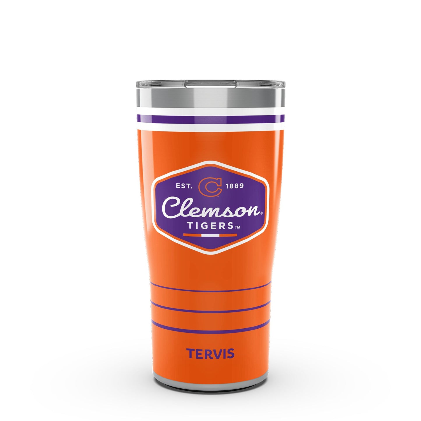 Tervis Clemson Tigers 20oz. Vintage DuraPrint™️ Stainless Steel Travel Tumbler