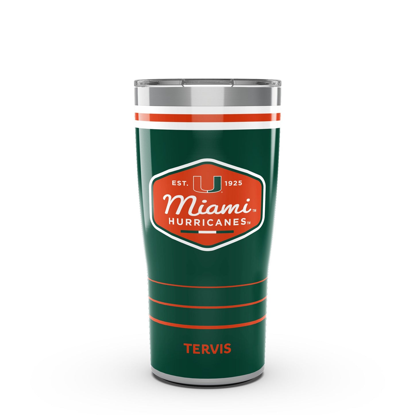 Tervis Miami Hurricanes 20oz. Vintage DuraPrint™️ Stainless Steel Travel Tumbler