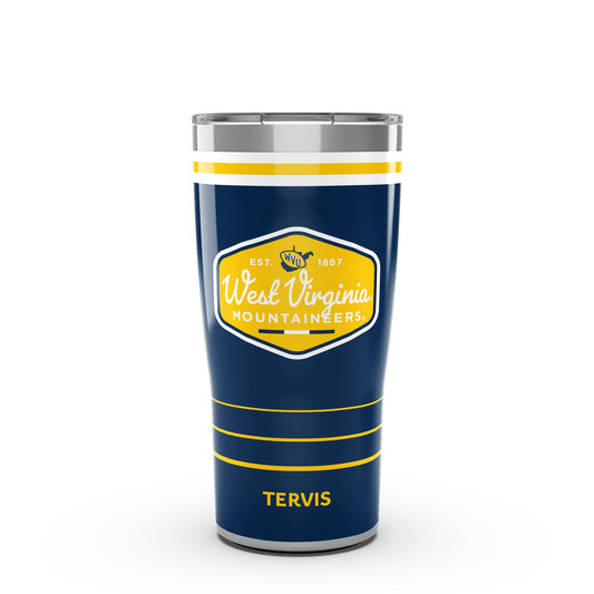 Tervis West Virginia Mountaineers 20oz. Vintage DuraPrint™️ Stainless Steel Travel Tumbler