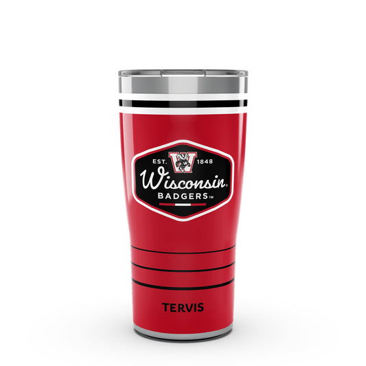 Tervis Wisconsin Badgers 20oz. Vintage DuraPrint™️ Stainless Steel Travel Tumbler