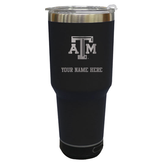 The Memory Company  Texas A&M Aggies Personalized 30oz. Stainless Steel Bluetooth Tumbler