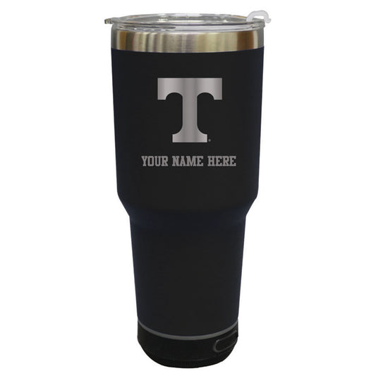 The Memory Company  Tennessee Volunteers Personalized 30oz. Stainless Steel Bluetooth Tumbler
