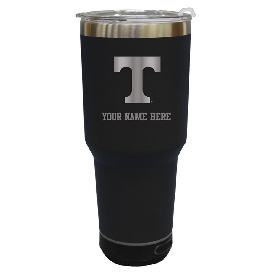 The Memory Company  Tennessee Volunteers Personalized 30oz. Stainless Steel Bluetooth Tumbler