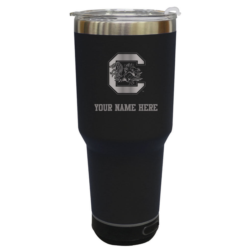 The Memory Company  South Carolina Gamecocks Personalized 30oz. Stainless Steel Bluetooth Tumbler