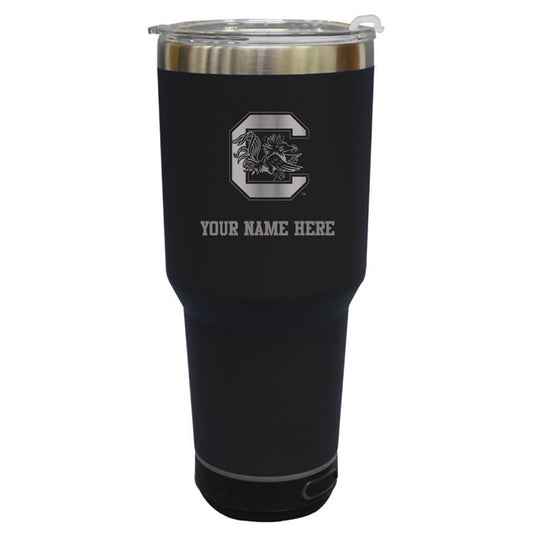 The Memory Company  South Carolina Gamecocks Personalized 30oz. Stainless Steel Bluetooth Tumbler