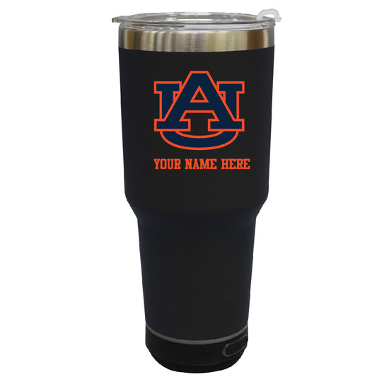 The Memory Company  Auburn Tigers Personalized 30oz. Stainless Steel Bluetooth Tumbler