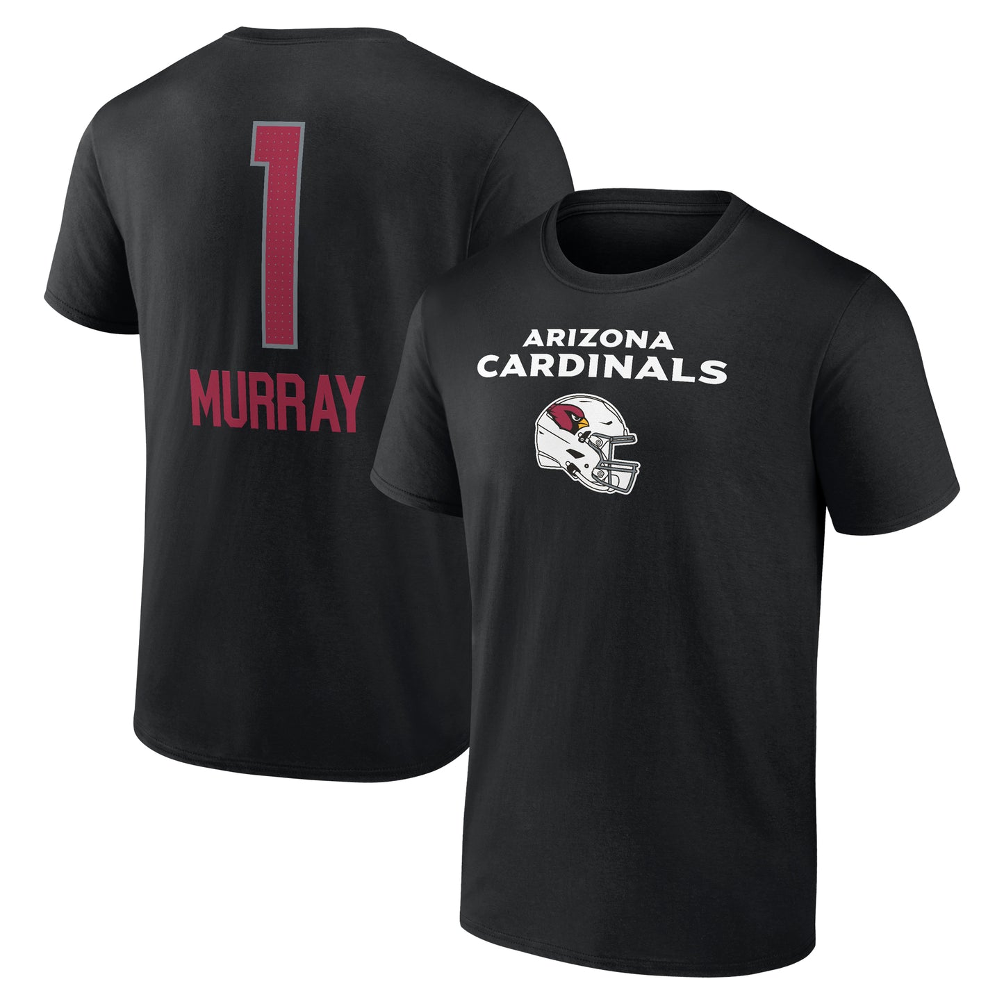 Men's Kyler Murray Black Arizona Cardinals Team Wordmark Name & Number T-Shirt