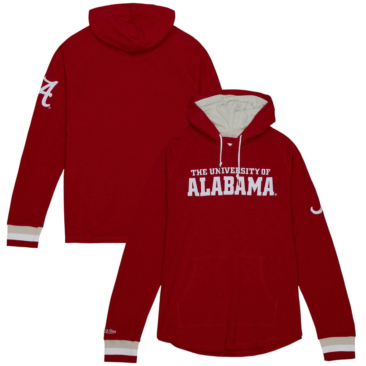 Men's Mitchell & Ness Crimson Alabama Crimson Tide Legendary Raglan Pullover Hoodie