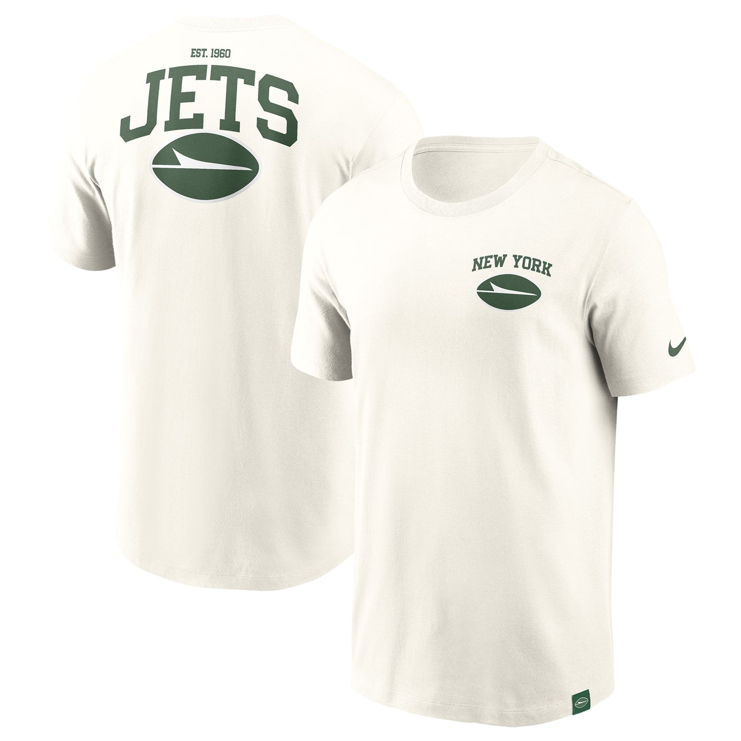 Men's Nike Cream New York Jets Blitz Essential T-Shirt