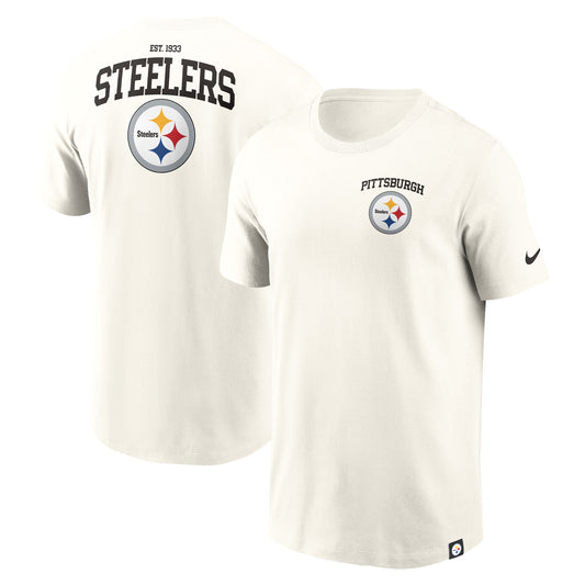 Men's Nike Cream Pittsburgh Steelers Blitz Essential T-Shirt