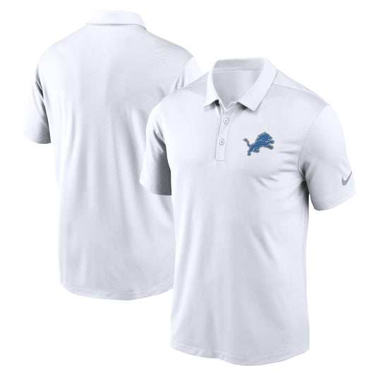 Men's Nike White Detroit Lions Franchise Logo Performance Polo