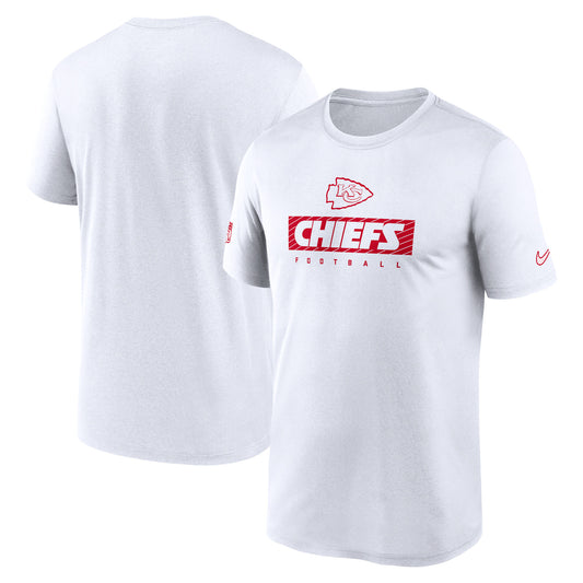 Men's Nike White Kansas City Chiefs Sideline Legend Performance T-Shirt