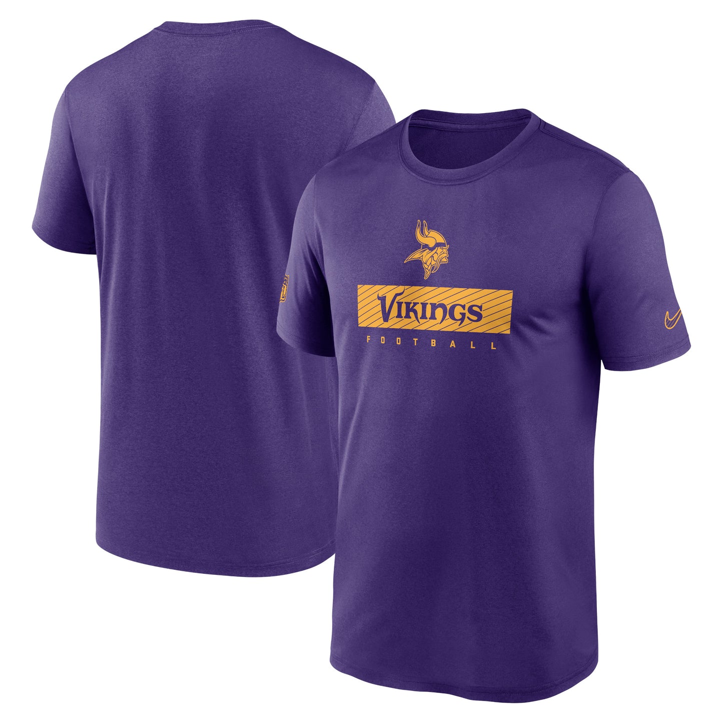 Men's Nike Purple Minnesota Vikings Sideline Legend Performance T-Shirt