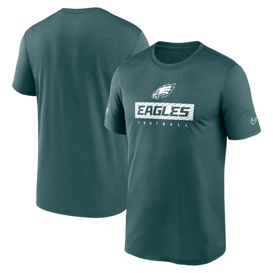 Men's Nike Midnight Green Philadelphia Eagles Sideline Legend Performance T-Shirt