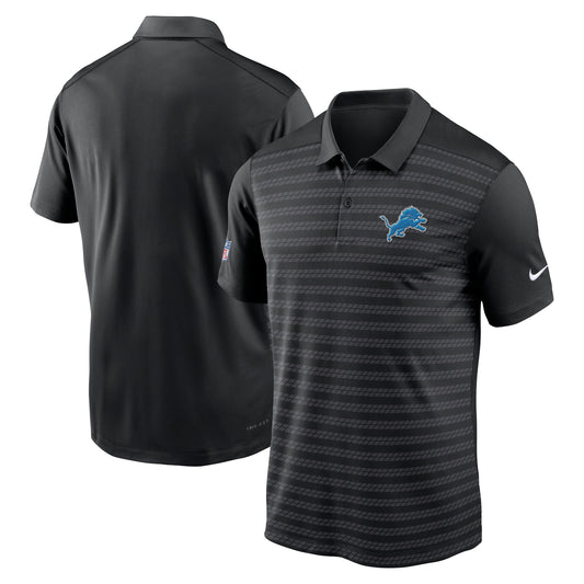 Men's Nike Black Detroit Lions 2024 Sideline Victory Performance Polo
