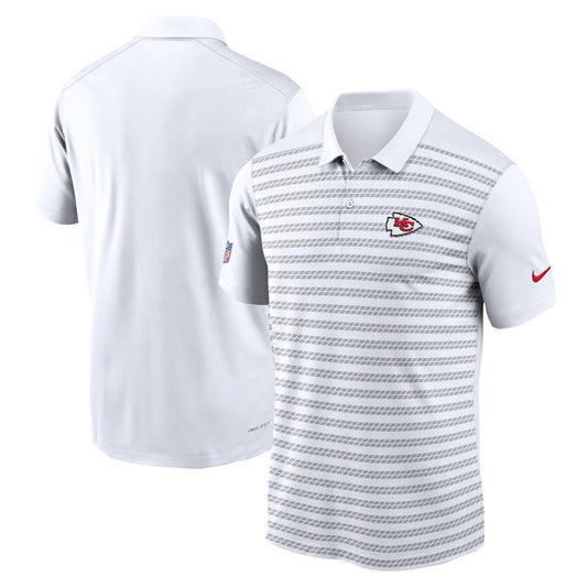 Men's Nike White Kansas City Chiefs 2024 Sideline Victory Performance Polo