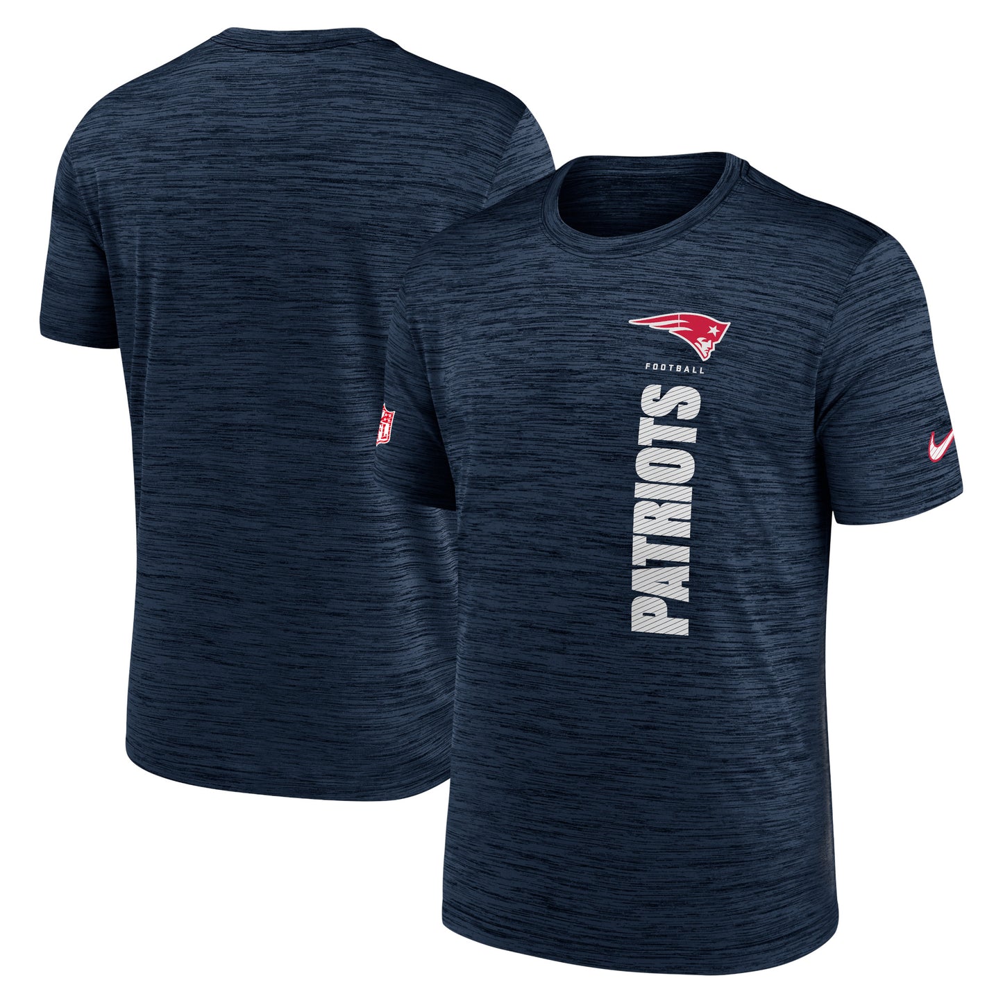 Men's Nike Navy New England Patriots 2024 Sideline Velocity Performance T-Shirt