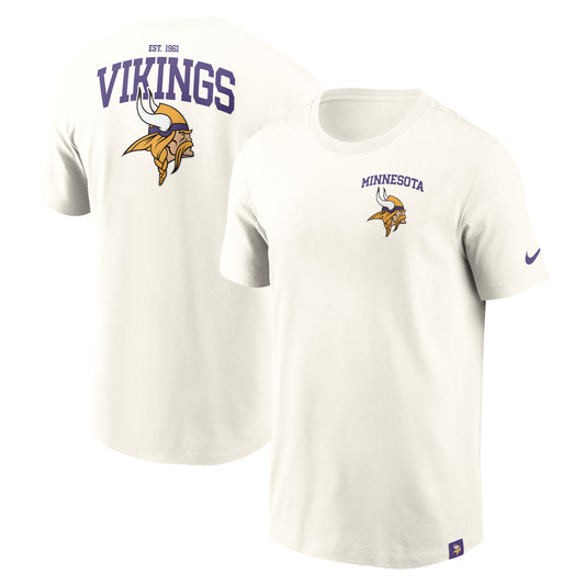 Men's Nike Cream Minnesota Vikings Blitz Essential T-Shirt