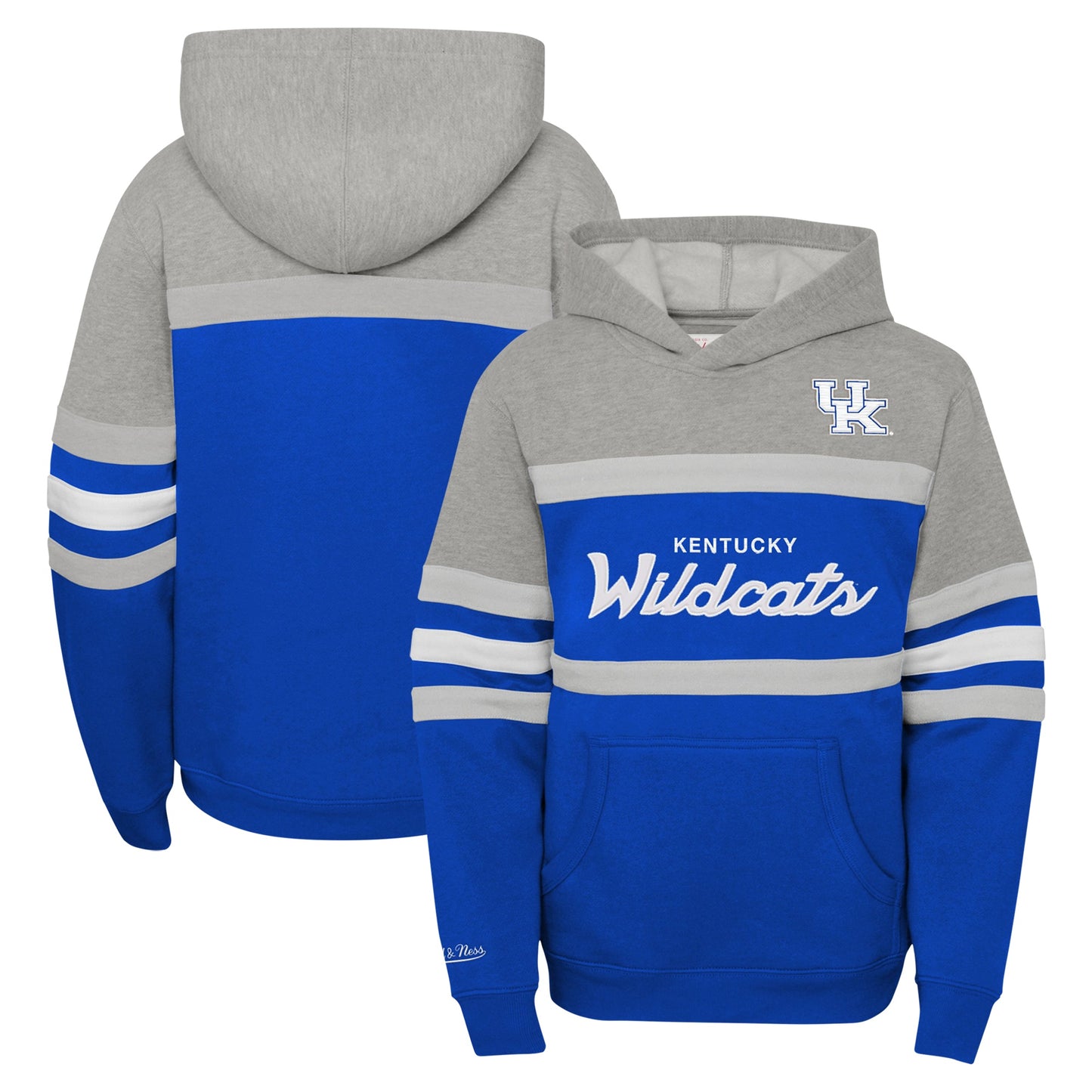 Youth Mitchell & Ness  Royal Kentucky Wildcats Head Coach Hoodie