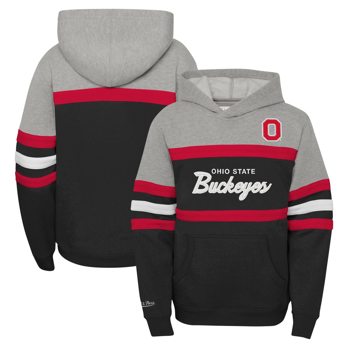 Youth Mitchell & Ness  Black Ohio State Buckeyes Head Coach Hoodie