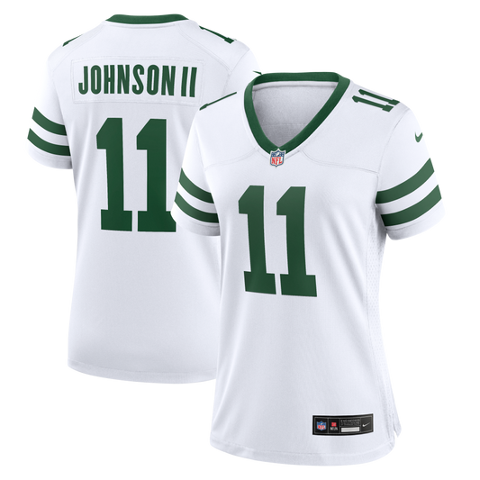 Women's Nike Jermaine Johnson II Spotlight White New York Jets Alternate Game Jersey