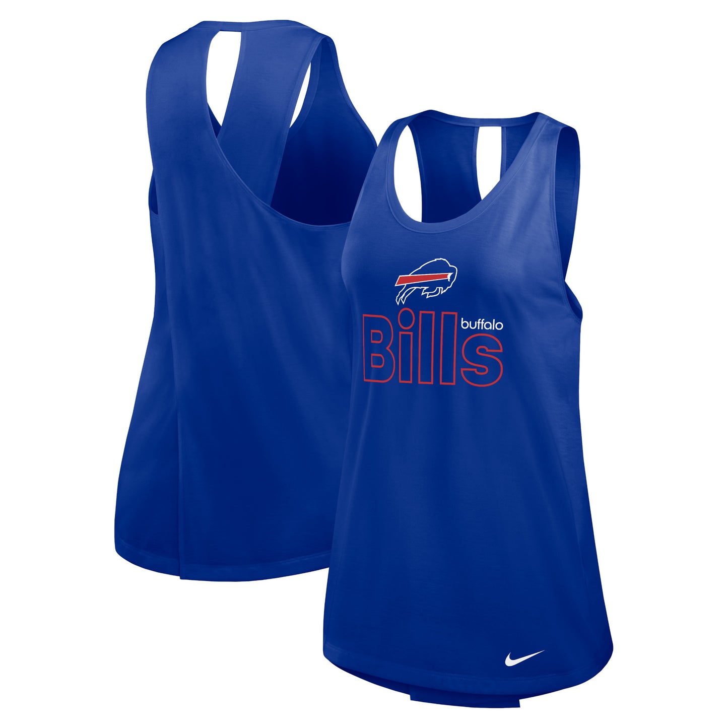 Women's Nike Royal Buffalo Bills  Performance Tank Top